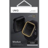 UNIQ MODUO Tough Modular Case for Apple Watch Series 4/5/6/7/8/9 SE/SE2 45/44MM - Midnight (Black/Mustard)