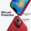 Torras Decency Series Phone Case for iPhone 14 Plus 6.7 Inch - Red