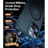 Torras Magnetic Guardian Series Phone Case for iPhone 14 Pro Max 6.7 Inch - Dark Green