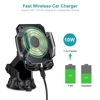 Choetech 15W Fast Wireless Car Charger - Black - T521-F