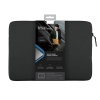Uniq Vienna Fabric Protective Laptop  Sleeve (Fits upto 14” Devices) - Midnight Black