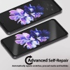 Whitestone Dome [All in One] for Samsung Galaxy Z Flip 5 Front EZ Glass Screen Protector (With Flexible EPU Film, Easy Install Kit) - 2+2 Pack