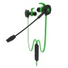 Plextone G30 in-Ear Wired Gaming Earphones, Noise Cancelling Headset with Mic, Stereo Bass, 3.5 mm Jack, Supports All Devices - Green