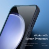 Aimo Series Phone Case for Samsung Galaxy S23 FE – Transparent Black