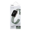 Uniq Stride FKM Tough Rubber Apple Watch Strap for Series 1-10 & SE/SE2 - 41/40/42MM - Iceplant Green
