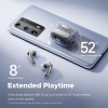 SoundPEATS Capsule3 Pro Hybrid Active Noise Cancelling Earbuds with Bluetooth 5.3, Hi-Res Wireless with 6 Mics & LDAC, 43dB Deep, Total 52 Hrs, App Control EQ - Transparent White