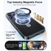 Torras UPRO Ostand Clear Series Magsafe Compatible Phone Case for iPhone 16 Pro – Clear