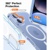 Torras Diamond-Mag Series MagSafe Compatible Case for iPhone 16 Plus – Clear