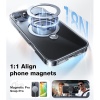 Torras UPRO Ostand Spin Series MagSafe Compatible Case for iPhone 16 Pro – Clear