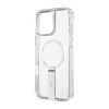 UNIQ Eleva Magclick Charging Compatible Phone Case with stand for iPhone 16 Pro Max – Clear
