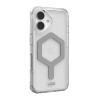 UAG Plyo MagSafe Compatible Phone Case for iPhone 16 – Ice/Sliver