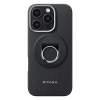 Pitaka MagEZ Grip 3 Thinnest MagSafe Aramid Fiber Phones Ring Stand - Black/Grey