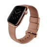 UNIQ MONDAIN For Apple Watch Series 1-8 SE/SE2  Genuine Leather Strap (40/41/38MM) - Coral (Pink)