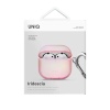 Uniq Iridescia Holographic Case for Apple AirPods 4th Gen with Carabiner - Pink Prism