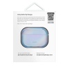 Uniq Iridescia Holographic Case for Apple AirPods Pro 2nd Gen with Carabiner – Blue