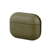 UNIQ TERRA Genuine Leather AirPods Pro Snap Case - Pine (Olive)