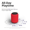 Tronsmart T6 Mini Upgraded Bluetooth Speaker TWS Speakers IPX6 Wireless Portable Speaker with 360 Degree Surround Sound, Voice Assistant - RED