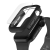 UNIQ NAUTIC Water-Resistant Watch Case with Glass Screen Protection for Series 1-6 & SE (44MM) - Midnight (Black)