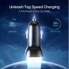 Choetech Dual USB-C Ports PD 40W Fast Car Charger – Black - TC0008