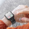 UNIQ NAUTIC Water-Resistant Watch Case with Glass Screen Protection for Series 1-6 & SE (44MM) - Midnight (Black)