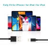 Choetech USB to Lightning Cable Apple Mfi Certified (1.8m/5.9ft) - Black (IP0027)