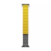 UNIQ Revix Reversible Magnetic Apple Watch Strap Series 1-10, SE/SE2 & Watch Ultra  49/45/44/46mm - Lemon (Yellow/Grey)
