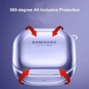 Protective Soft Silicone Case For Samsung Galaxy Buds 2/ Buds Live / Buds Pro – Transparent with Carabiner