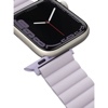 UNIQ REVIX Reversible Magnetic Apple Watch Strap for Series 1-10, SE/SE2  40/41/42MM - Lilac (Lilac/White)