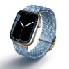 UNIQ Aspen Designer Edition Braided Apple Watch Strap for Series 1-10 SE/SE2  41/40/42mm - Cerulean Blue
