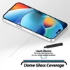 Whitestone Dome Glass for iPhone 14 Plus Tempered Glass Screen Protector with UV Kit- Pack of 2