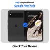 Whitestone Dome EA Front Tempered Glass Screen Protector for Google Pixel Fold - Pack of 2 (Front Only)