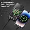 PD 20W Transparent Magnetic Magsafe Compatible Wireless Power Bank 10,000mAh - W12