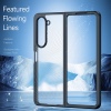 Aimo Series Phone Case for Samsung Galaxy Fold 5 - Transparent Black