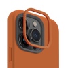UNIQ Lino Hue MagClick Magsafe Compatible Phone Case for iPhone 15 Pro – Sunset Orange