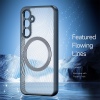 Aimo Mag Series Phone Case for Samsung Galaxy S23 FE (MagSafe Compatible) – Transparent Black