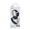 UNIQ Revix Evo Reversible Magnetic Apple Watch Strap for Series 1-10, SE/SE2 & Watch Ultra 49/45/44/46MM – Royal Blue / Chalk