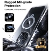 Torras UPRO Ostand Spin Series MagSafe Compatible Case for iPhone 16 Pro – Clear