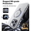 Torras UPRO Ostand Spin Series MagSafe Compatible Case for iPhone 16 Pro Max – Titanium Grey