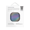 Uniq Iridescia Holographic Case for Apple AirPods 4th Gen with Carabiner - Midnight Quartz