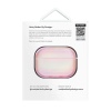 Uniq Iridescia Holographic Case for Apple AirPods Pro 2nd Gen with Carabiner – Pink