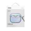 Uniq Iridescia Holographic Case for Apple AirPods Pro 2nd Gen with Carabiner – Blue