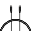 Choetech 3A USB-C To USB-C Cable 3.3ft (1m) - Black - CC0002