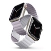UNIQ REVIX Reversible Magnetic Apple Watch Strap for Series 1-10, SE/SE2  40/41/42MM - Lilac (Lilac/White)