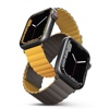 UNIQ REVIX Reversible Magnetic Apple Watch Strap for Series 1-10, SE/SE2 & Watch Ultra  49/45/44/46MM - Mustard (Khaki)