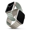 UNIQ REVIX Reversible Magnetic Apple Watch Strap for Series 1-10, SE/SE2 & Watch Ultra  49/45/44/42MM - Sage (Beige)