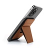 UNIQ LYFT Magnetic Snap – On Stand and Card Holder for Phone – Toffee (Brown)