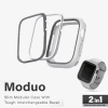 UNIQ MODUO Tough Modular Case for Apple Watch Series 4/5/6/7/8/9 SE/SE2 (41/40MM) - Chalk (Stone Grey)