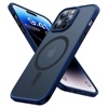 Torras Magnetic Guardian Series Phone Case for iPhone 14 Pro Max 6.7 Inch - Navy Blue