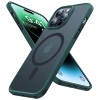 Torras Magnetic Guardian Series Phone Case for iPhone 14 Pro 6.1 Inch - Dark Green