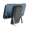 UNIQ Hoveo 5000mAh Magnetic Power Bank 20W USB-C PD with retractable stand – Charcoal Grey
